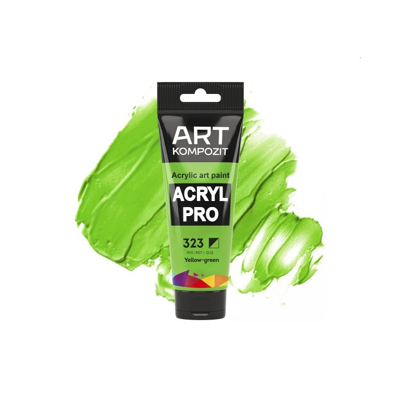 Акриловая краска ART kompozit, 75 мл  №323 Желто-зеленый