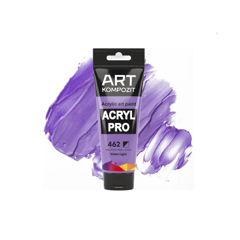 Акрилова фарба ART kompozit, 75 мл №462 Фіолетовий світлий