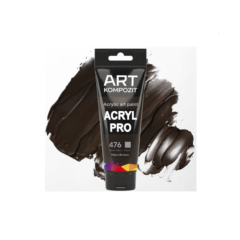 Акриловая краска ART kompozit, 75 мл  №476 Марс коричневый