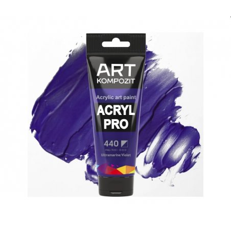 Акриловая краска ART kompozit, 75 мл  №440 Ультрамарин фиолетовый