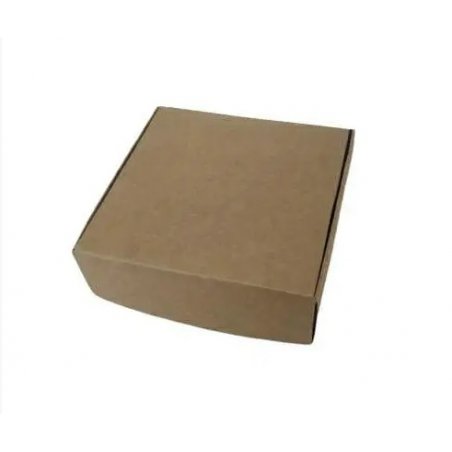 Коробочка для упаковки №01471, колір - крафт 10х10х3,5 см