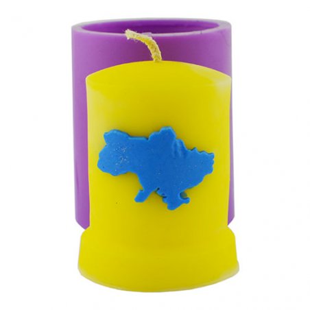 Форма-еліт "Свічка з картою України" 3D
