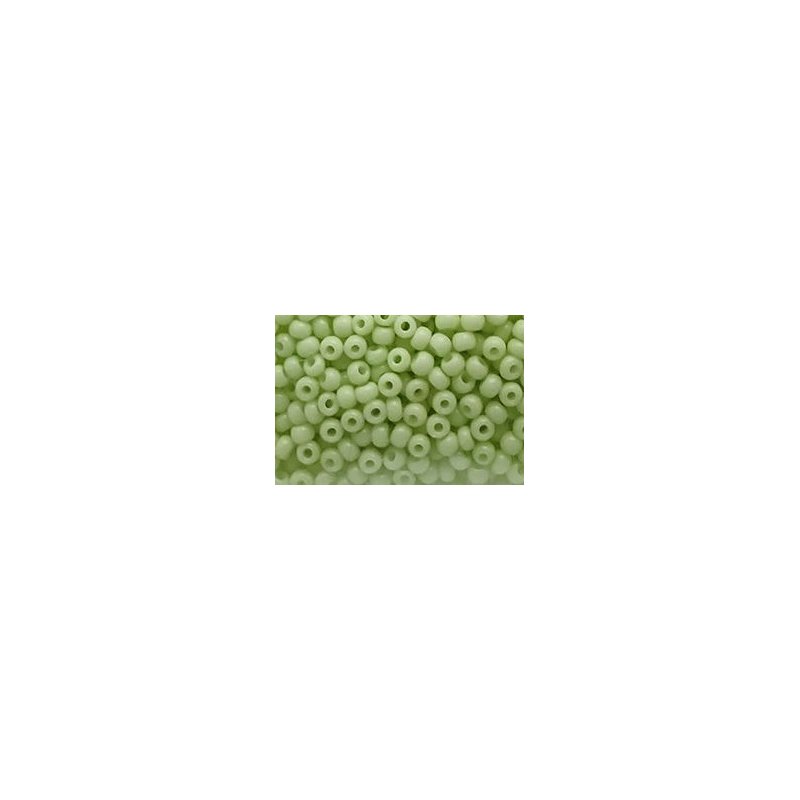 Бісер чеський PRECIOSA №03253-10/0 - натуральний, салатовий світлий, 10 г (+/- 10%)
