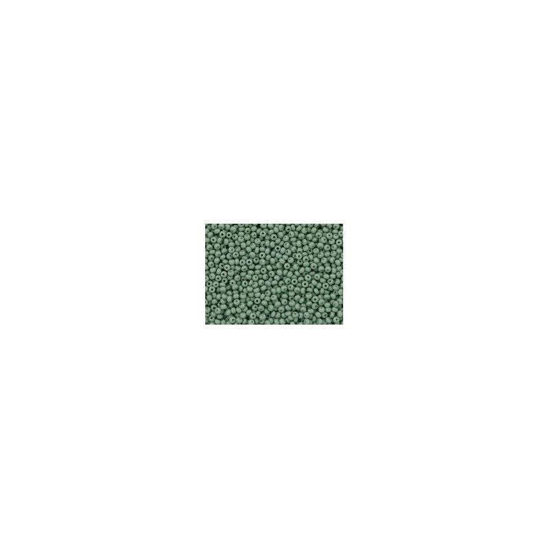 Бісер чеський PRECIOSA №03663-10/0 - натуральний, зелено-сірий, 10 г (+/- 10%)