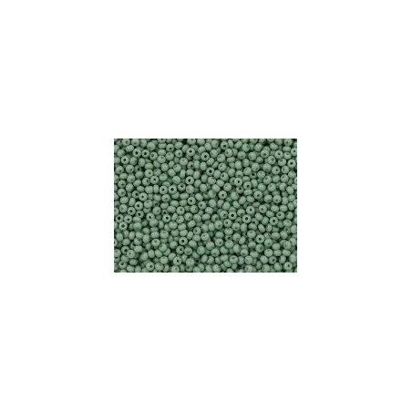 Бисер чешский PRECIOSA №03663-10/0- натуральный, зелено-серый, 10 г (+/-10%)