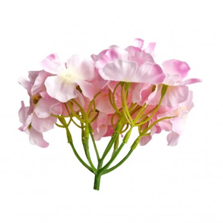 Соцветие гортензии, 15 см, цвет айвори розовый