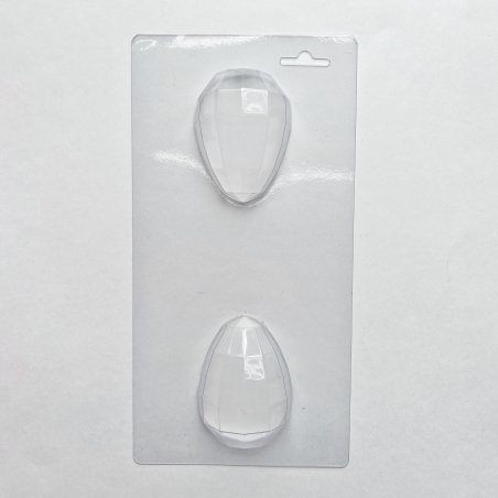 Пластикова форма Яйце грановане, 14х23 см, С6-061