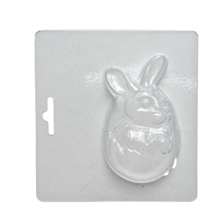 Пластиковая форма для мыла Заяц в яйце, 12*12 см, D-0021
