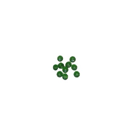 Бусины чешский хрусталь 6 мм, цвет зеленый №23, 10 шт