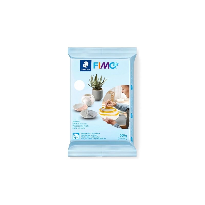 Самозатвердевающая пластика FIMO®Air Basic White, 500 г, белый 8100-0