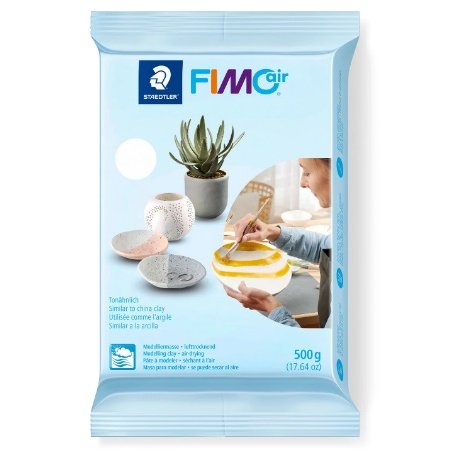 Самозастигаюча пластика FIMO®Air Basic White, 500 г, білий 8100-0