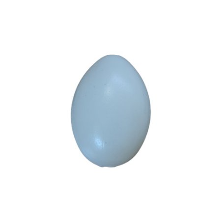 Перепелиное яйцо пластиковое 4 см (1 шт), цвет белый