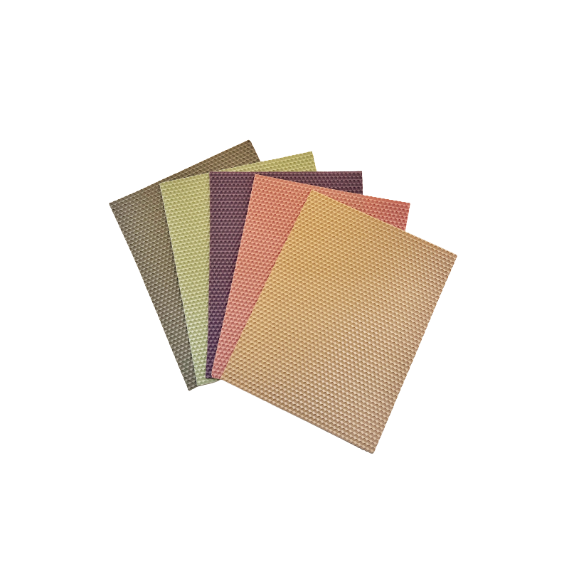 Набір кольорової  вощини (пастельні кольори), 20х26 см (5 штук)