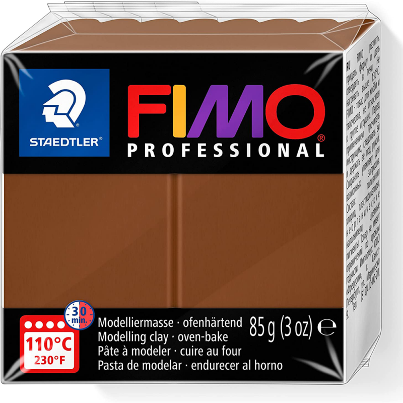Полімерна глина Fimo Professional, 85 гр.  №78, фундук (noisette)
