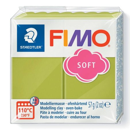 Полімерна глина Fimo Soft, 57 г, №Т50, фісташковий