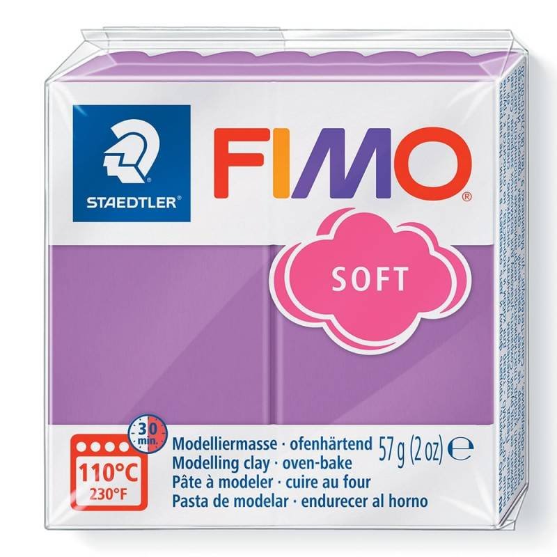 Полимерная глина Fimo Soft, 57 г, №Т60, черничный коктейль