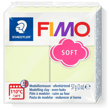 Полимерная глина Fimo Soft, №105, пастель ваниль, 57 г