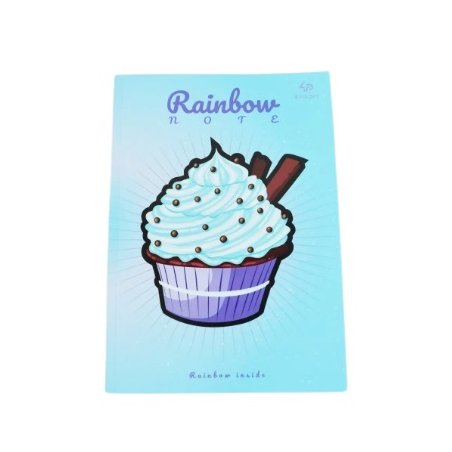 Блокнот А5 "Artbook Rainbow " Cake" blue, 48 аркушів