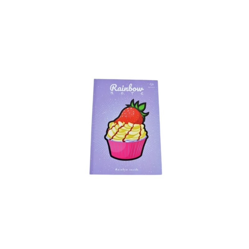 Блокнот А5 "Artbook Rainbow " Cake" violet , 48 аркушів