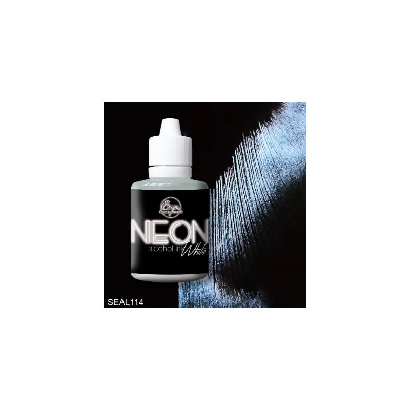 Алкогольное чернило "NEON" White ScrapEgo (светятся в темноте), 30 мл