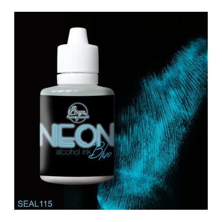 Алкогольне чорнило "NEON" Blue ScrapEgo  (світяться у темноті), 30 мл