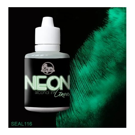 Алкогольне чорнило "NEON" Green ScrapEgo  (світяться у темноті), 30 мл