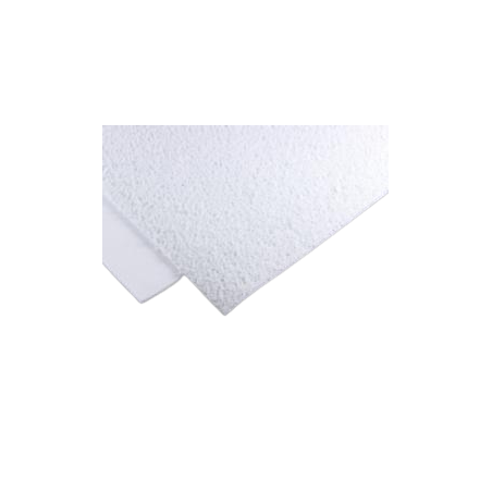 Фоамиран махровый (плюшевый) 2,3 мм., цвет белый, 20х30 см