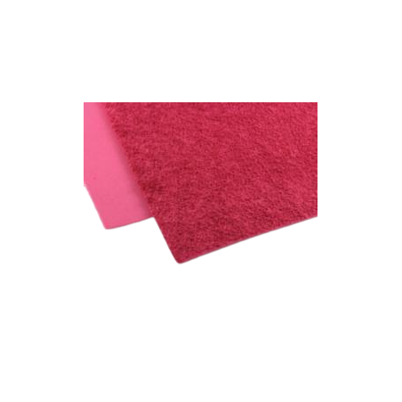 Фоаміран махровий (плюшевий) 2,3 мм., колір червоний, 20х30 см