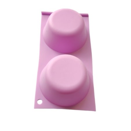 Силиконовая форма для мыла "Круглая", 6 см (2 формы)