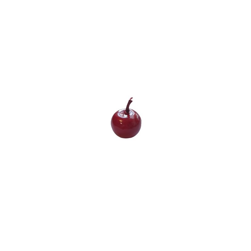 Муляж яблока, цвет красный 3,5 см  