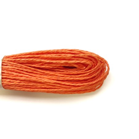 Шнур хлопчатобумажный, цвет оранжевый, 50 м