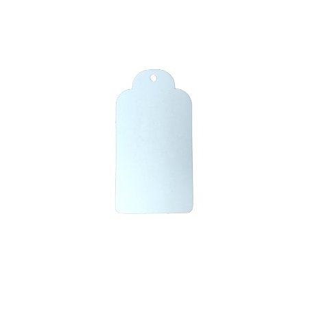 Бірки картонні білі 8,5 х4, 8 см (10 штук)