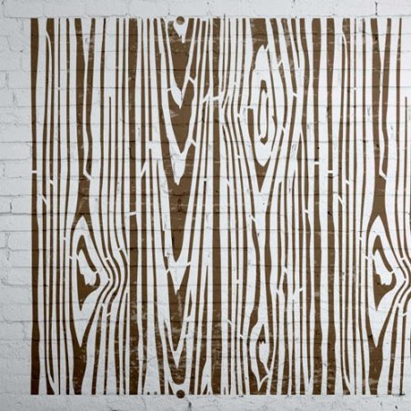 Трафарет многоразовый Текстура дерева, 15X20 см (336)