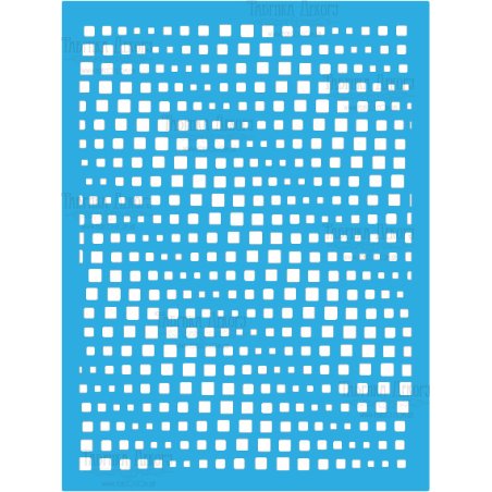 Трафарет многоразовый Волны иллюзия, 15X20 см (154)