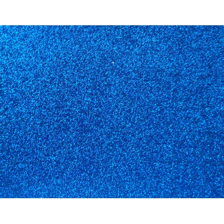 Фоамиран с глиттером, цвет синий 2 мм. 20х30 см