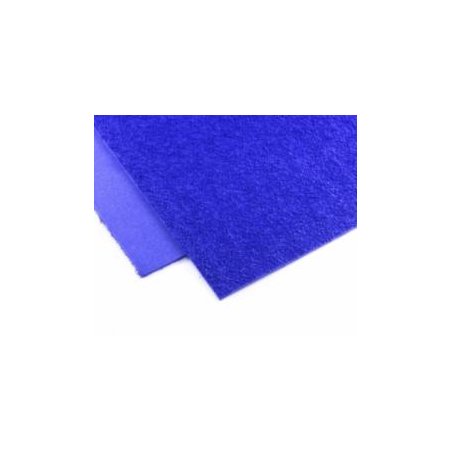 Фоаміран махровий (плюшевий) 2,3 мм, колір синій електрик, 20х30 см