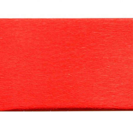 Бумага крепированная (креп бумага) 35 г/м2, цвет - ярко-красный, Украина