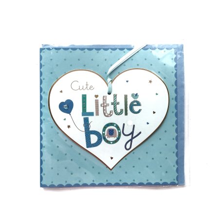 Листівка "cute Little Boy" 15х15 см + конверт