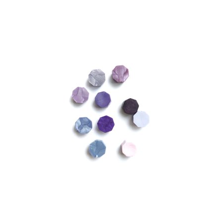 Сургучні воскові міні-таблетки, колір бузковий мікс (10 штук)