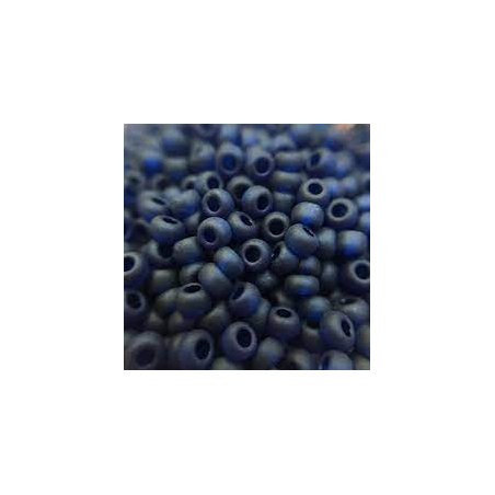 Бисер чешский PRECIOSA №167-10/0-60030- прозрачный матовый, темный синий , 10 г (+/- 10%)