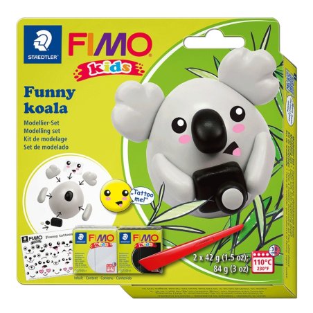 Набір Fimo Kids, «Коала», 2 кол.*42 г, Fimo