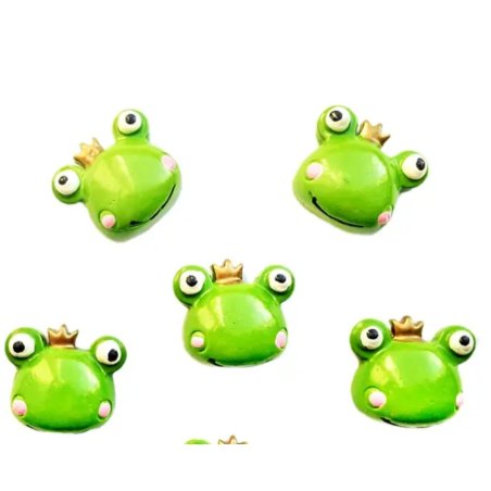 Декоративна Царівна - жаба на липучці, 2,3*2 см, 1 штука