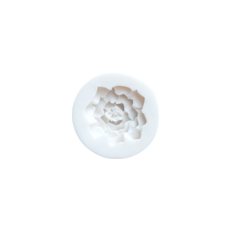 Силіконовий молд "Камея квітка", 4,6 см