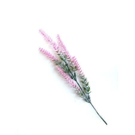 Искусственная зелень "Лаванда " розовая, 24 см