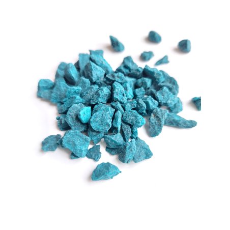 Декоративна кам'яна крихта, 0,5-1,5 мм, колір синій, 50 г