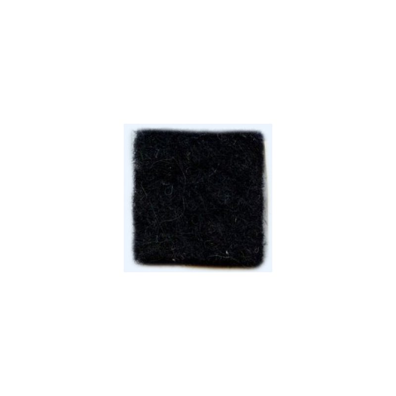 Шерсть новозеландский кардочес К1008 (27мк.), черный, 25г