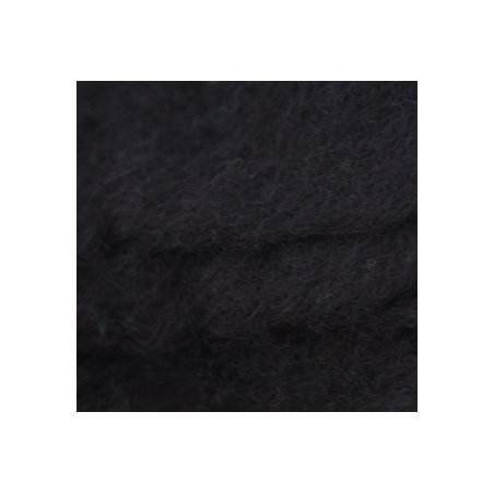 Шерсть новозеландский кардочес К1008 (27мк.), черный, 25г