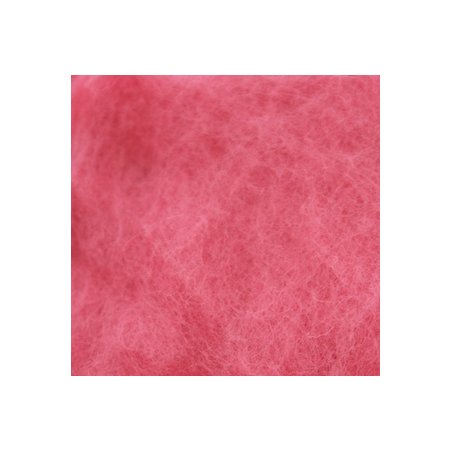 Шерсть новозеландский кардочес К4005 (27мк.), светло-розовый,25г