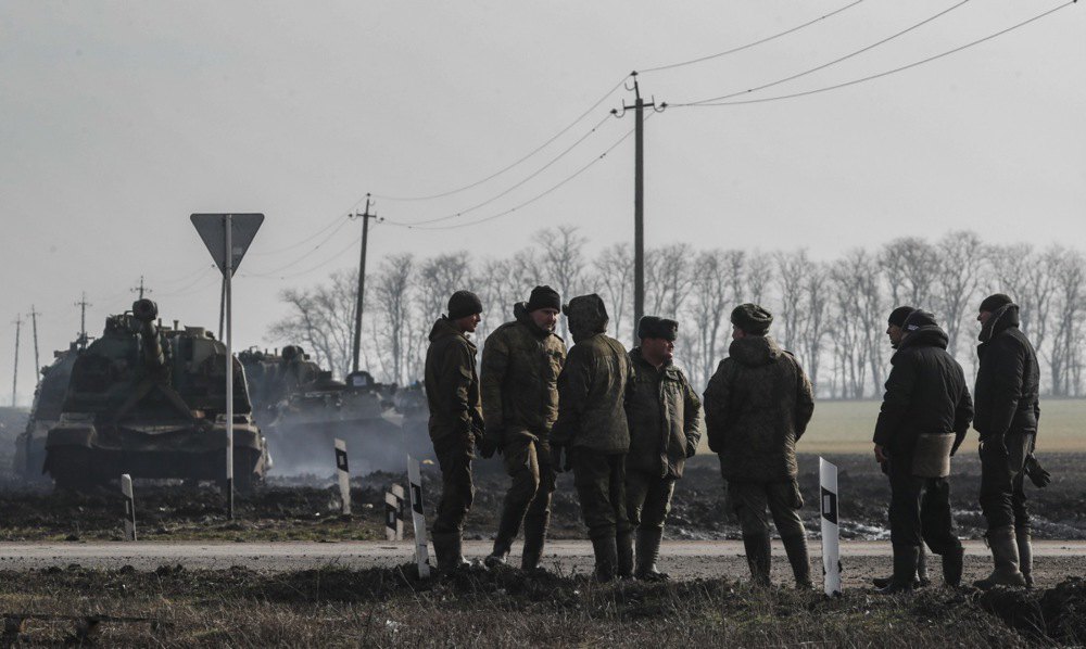 Армія окупантів поблизу Ростова.
