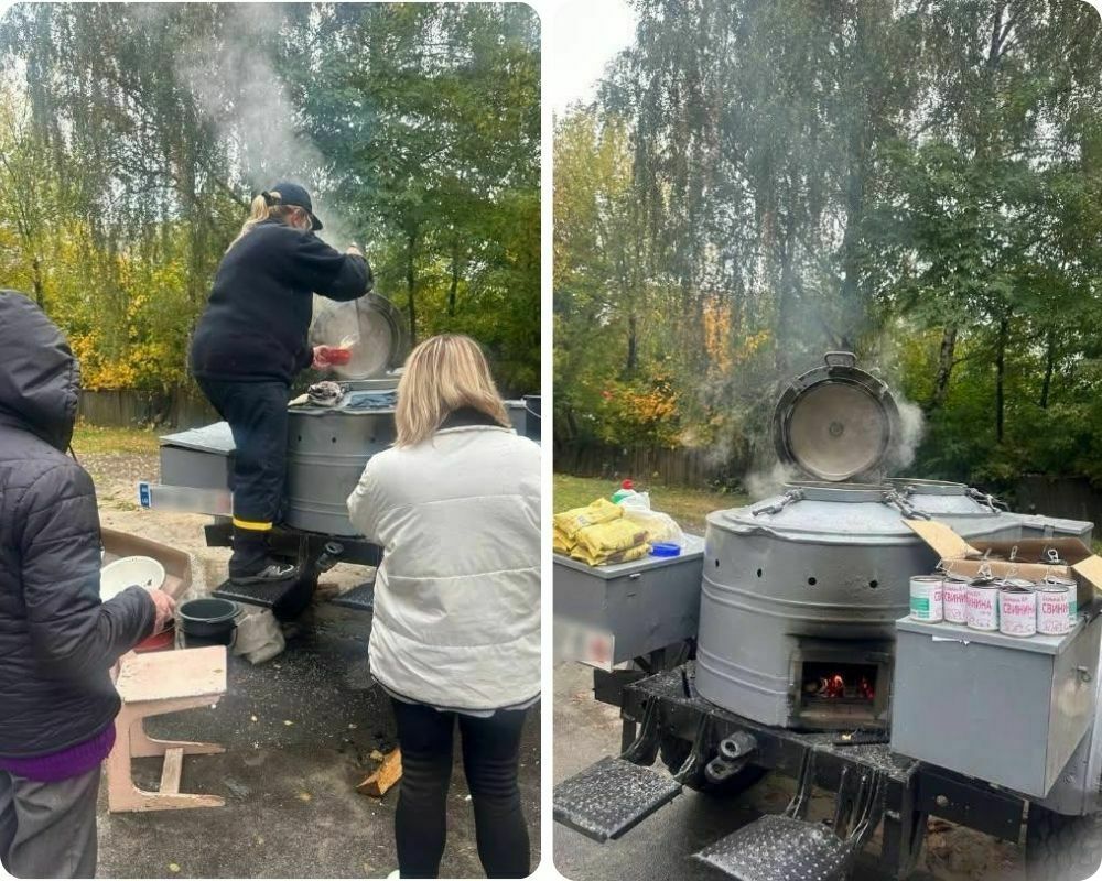 Волонтерські пересувні кухні на вулицях Шосткинської громади